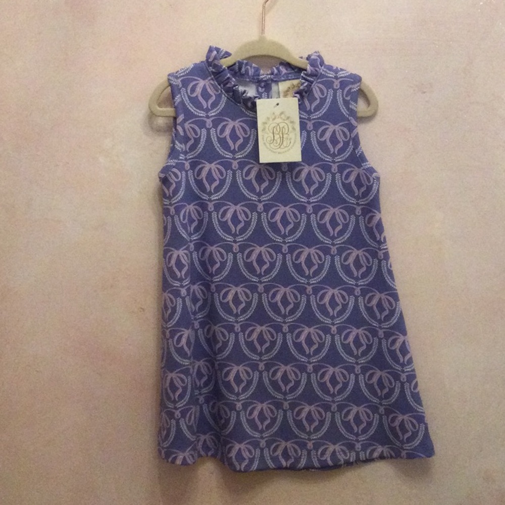 NWT TBBC Lizzie’s luxe leisure dress ruffle with bows